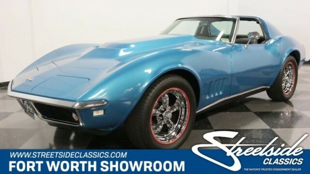Classic Early C3, Numbers Matching 327 V8, Auto, A/C, T-Tops, Blue 1968 Chevrolet Corvette --