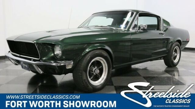 Classic Ford Muscle Car 390 V8 4 Speed Manual Air Highland Green 1968 Ford Mustang Bullitt Tribute