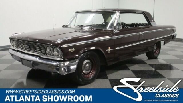 classic galaxie 500 xl 390 v8 4-speed manual trans flowmaster burgundy maroon 1963 Ford Galaxie 500 XL