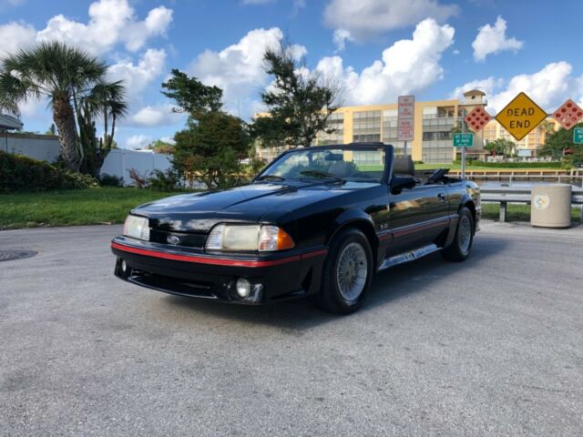 CLASSIC MUCLE CAR DROP TOP ALL ORIGINAL 5-DAY AUCTION AT NO RESERVE TIME CAPSOL 1987 Ford Mustang GT 5.0 Convertible Pony Fox Body