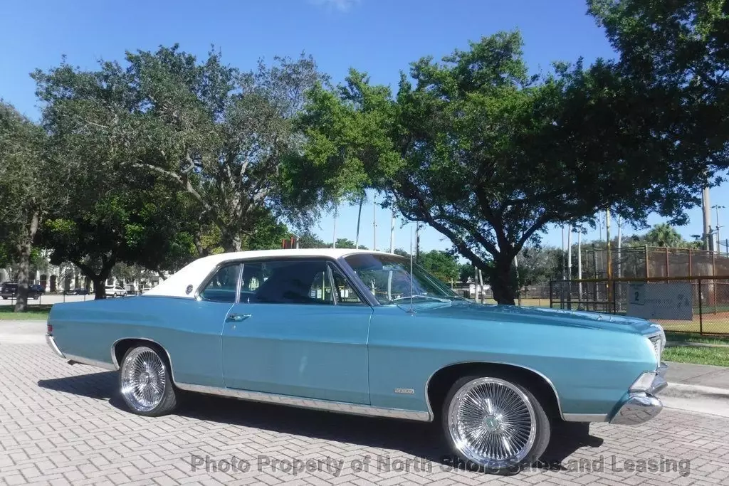 Classic Muscle Car 1968 Ford LTD Bahama Blue Collectible AC PS PB V8 1968 Ford LTD Car Show Ready