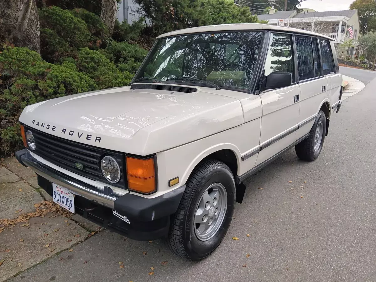 CLASSIC NEVADA RUST FREE 1994 RANGE ROVER LWB CHAMONIX WHITE W/ TAN INTERIOR 1994 Land Rover Range Rover