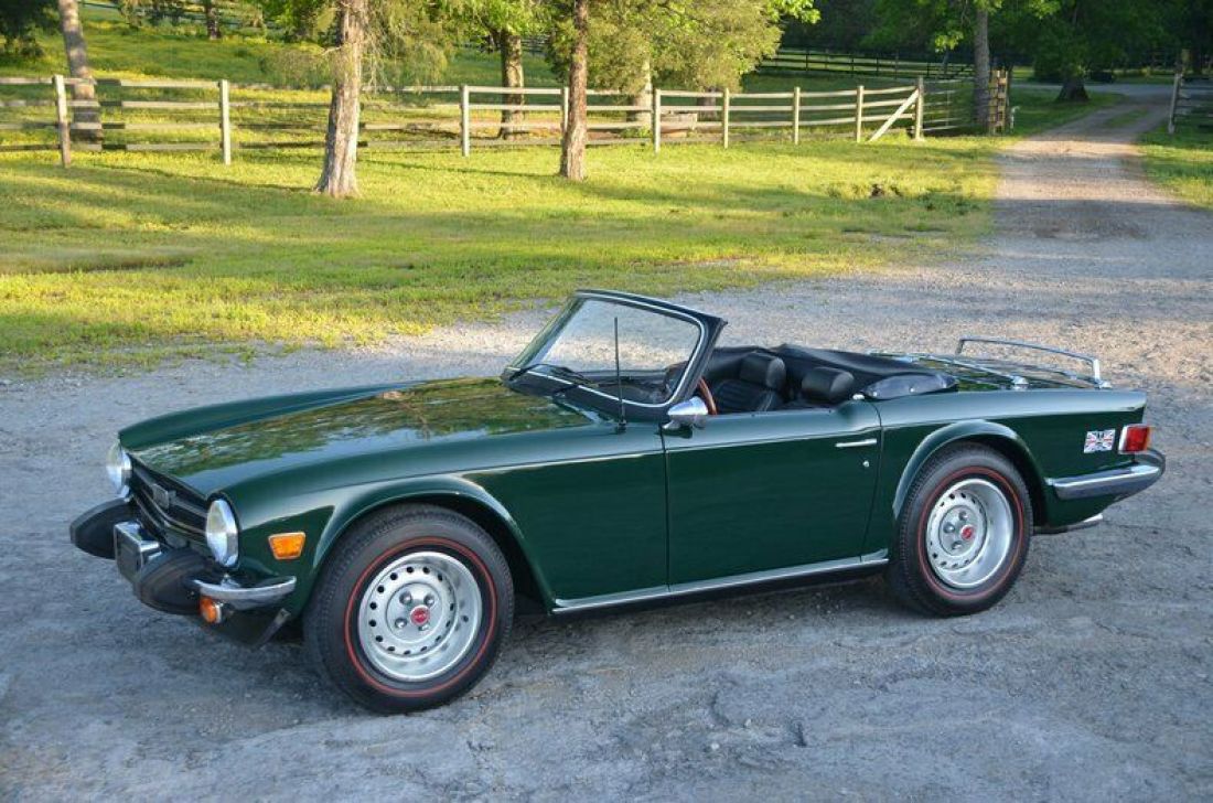 Classic ONE OWNER 41232 mile British Racing Green LAST year production TR6 1976 Triumph TR6