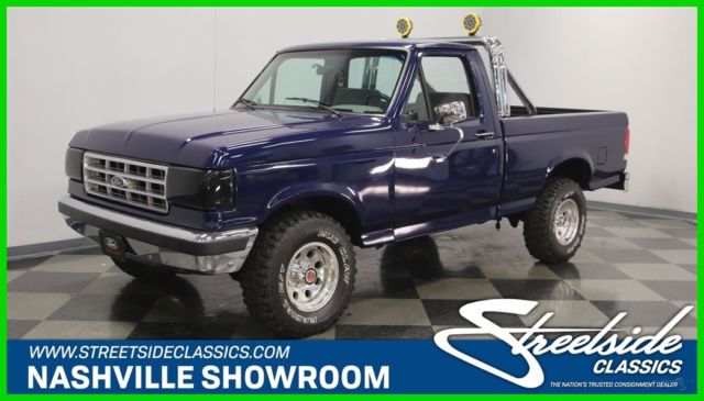 Classic original 4x4 four by four blue manual 4WD 1988 4x4 Used 5L V8 16V Manual 1988 Ford F-150 4x4
