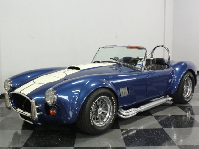 CLASSIC ROADSTERS KIT, EXCELLENT BUILD! 351 V8, RICHMOND 5 SPD, PS, PWR DISCS 1966 Shelby Cobra Replica