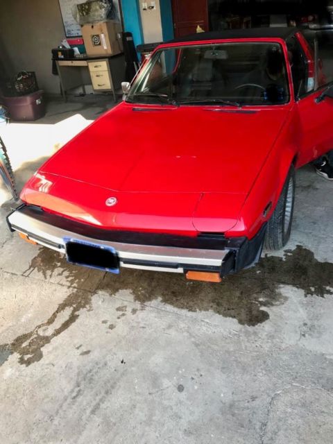 Classic vehicle 1.5 - 1979 - Color Rojo Ferrari - Fiat x1/9 1979 Fiat X-1/9