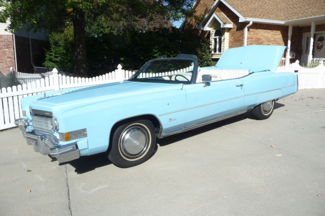Classic Vintage 1974 Cadillac Eldorado Convertible 39K Museum Car 1974 Cadillac Eldorado 2 door Convertable