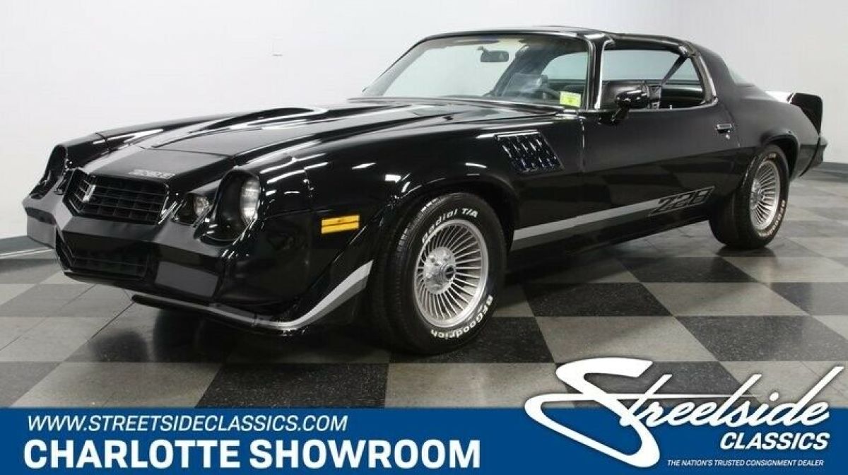 classic vintage 2nd gen sbc automatic t tops BFGoodrich chevy muscle car 1979 Chevrolet Camaro Z/28