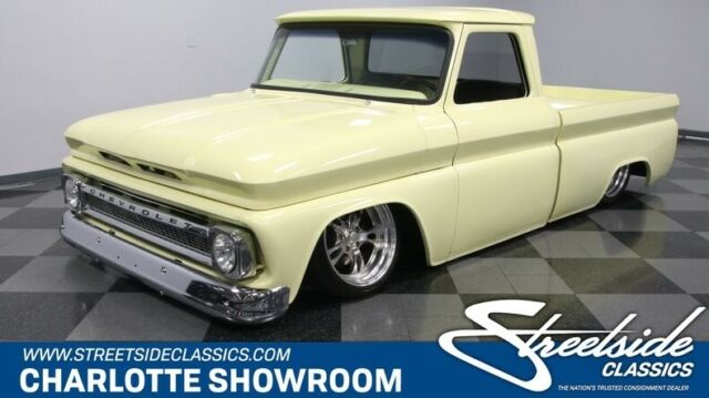 classic vintage air ride chrome slammed chevy sbc automatic restored 1965 Chevrolet C-10 Restomod