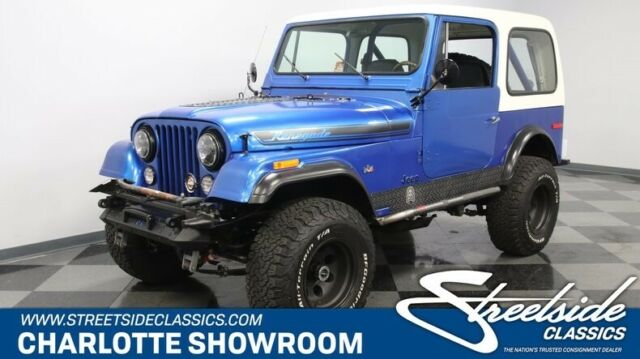 classic vintage blacked out trim diamond plate zombie apocalypse AMC solid 1979 Jeep CJ Renegade