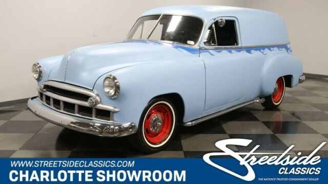classic vintage blue chrome flames side pipes hot rod dual exhaust aluminum 1949 Chevrolet Other Streetrod