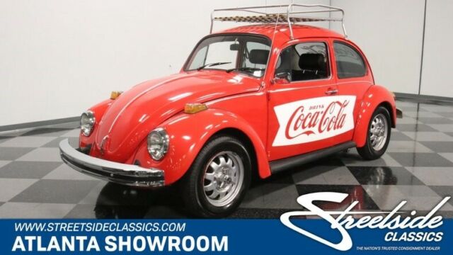 classic vintage bug beetle coca-cola vw 1600cc 4-speed manual red 1974 Volkswagen Beetle - Classic --