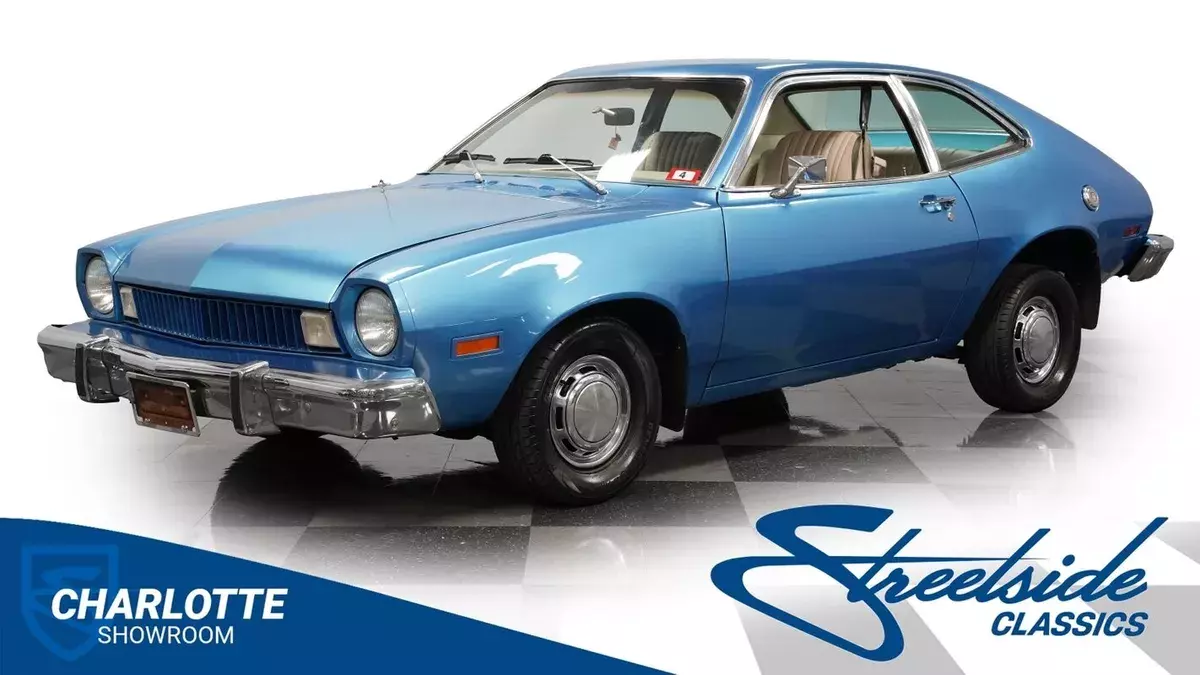 classic vintage chrome 2 door dr coupe american pinto gas saver 1974 Ford Pinto