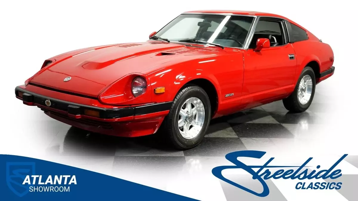 classic vintage chrome 280zx 2.8 liter manual transmission red 1982 Datsun Z-Series