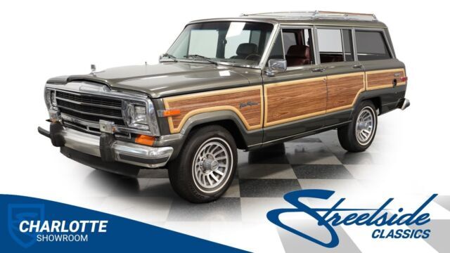 classic vintage chrome 4wd wheel drive automatic transmission 1988 Jeep Wagoneer