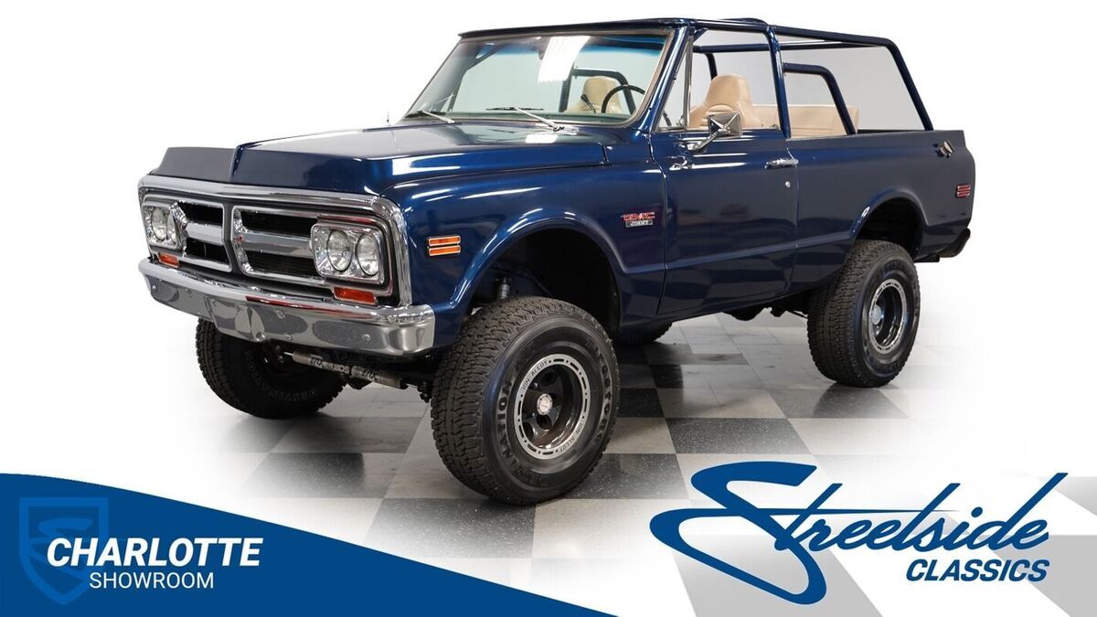 classic vintage chrome 4wd wheel drive off road automatic transmission lifted 1972 GMC Jimmy 4X4