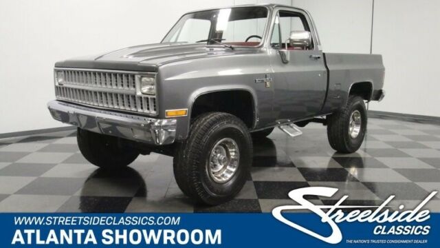 classic vintage chrome 4x4 k10 chevy 350 v8 auto transmission silver 1981 Chevrolet Other Pickups --