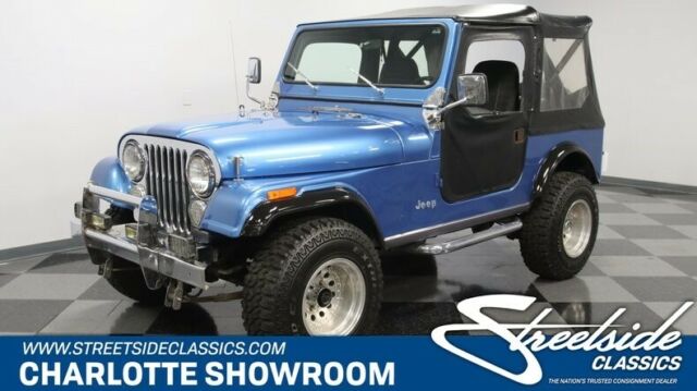 classic vintage chrome AMC offroad hard doors roll bar Bestop 1984 Jeep CJ --