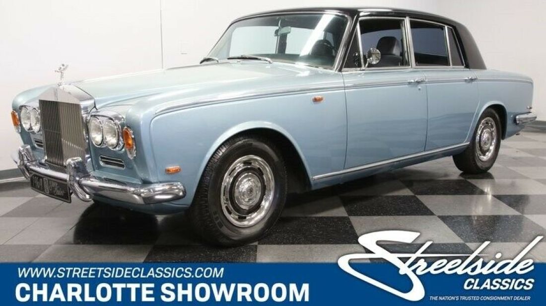 classic vintage chrome British luxury leather automatic low mileage 1969 Rolls-Royce Silver Shadow