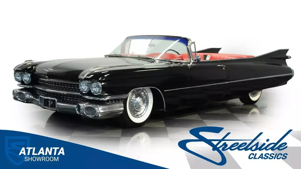 classic vintage chrome caddy hard rock convertible 390 v8 auto trans 1959 Cadillac Convertible Hard Rock Atlanta