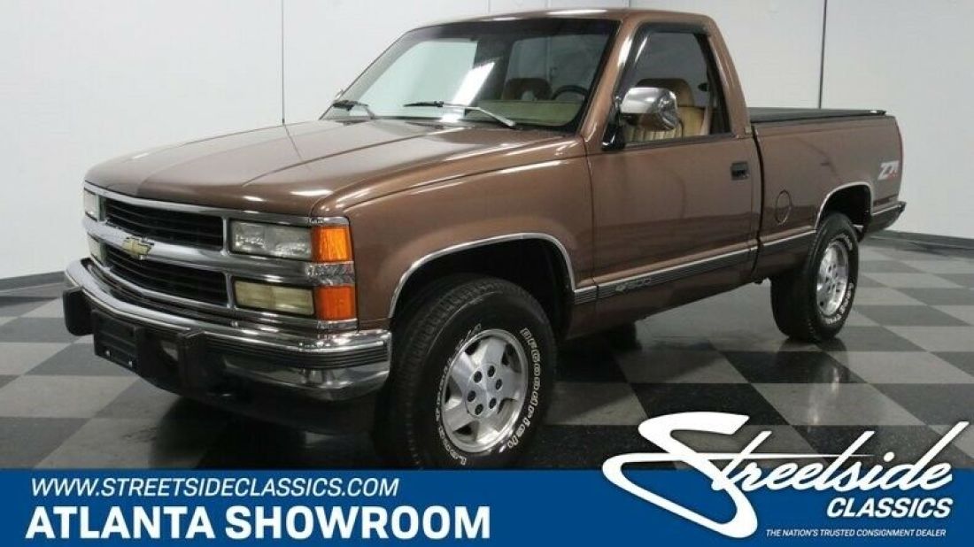 classic vintage chrome chevy 1500 silverado z71 5.7 v8 auto transmission brown 1994 Chevrolet Silverado 1500 1500