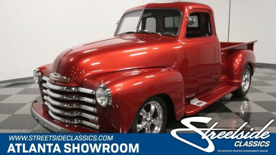 classic vintage chrome chevy 3100 5-window 383 stroker v8 auto trans maroon 1949 Chevrolet Other Pickups 5 Window