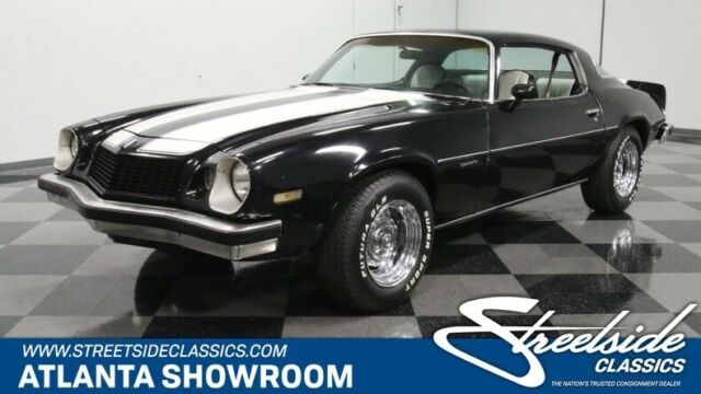 classic vintage chrome chevy 350 v8 auto transmission black 1975 Chevrolet Camaro --