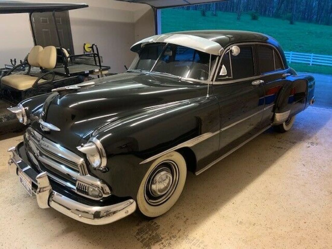 classic vintage chrome chevy deluxe 235 6 cylinder auto transmission 1951 Chevrolet Other