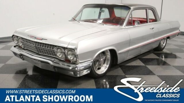 classic vintage chrome chevy restomod 348 v8 4-speed manual silver 1963 Chevrolet Other Restomod