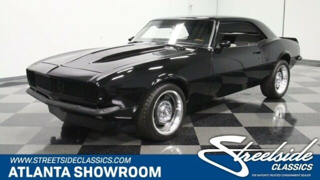 classic vintage chrome chevy rs 454 v8 big block 5 speed manual black 1968 Chevrolet Camaro RS