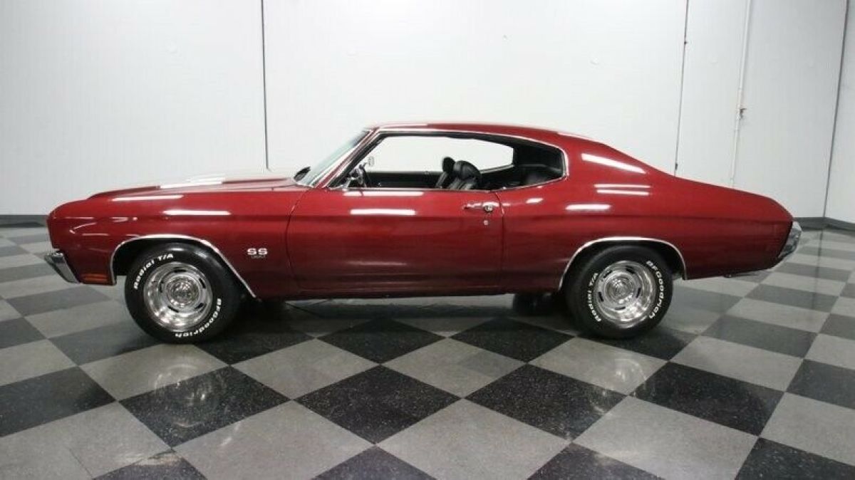 classic vintage chrome chevy ss 396 big block auto transmission black cherry 1970 Chevrolet Chevelle SS 396 Tribute