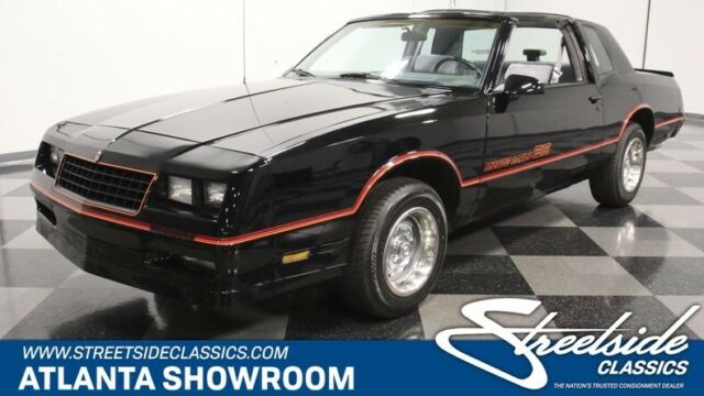 classic vintage chrome chevy ss g-body 350 v8 auto transmission black 1986 Chevrolet Monte Carlo SS