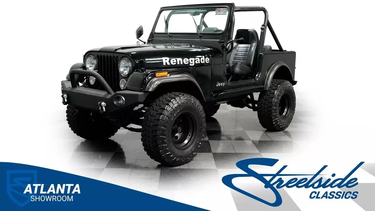 classic vintage chrome cj7 mopar 4x4 4.2 liter manual transmission 1986 Jeep CJ