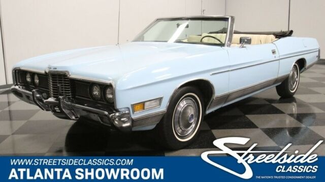 classic vintage chrome convertible fomoco ltd 429 v8 auto transmission 1972 Ford LTD Convertible