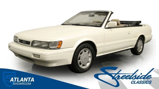 classic vintage chrome convertible m30 3.0 liter v6 auto transmission 1992 Infiniti M30 Convertible