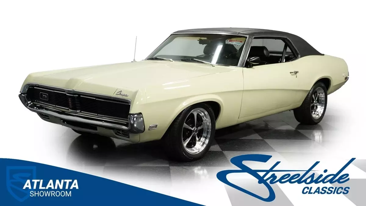 classic vintage chrome cougar 351 v8 auto transmission 1969 Mercury Cougar