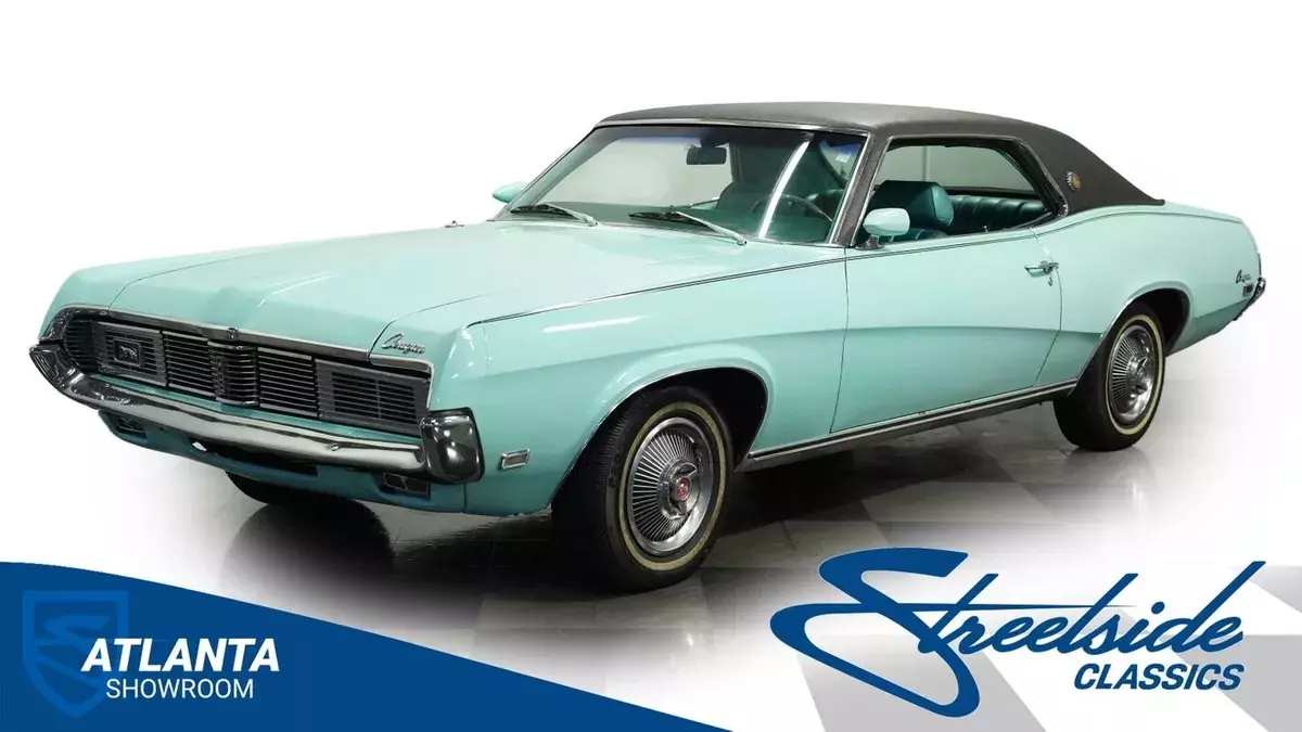 classic vintage chrome cougar xr7 351 v8 auto transmission 1969 Mercury Cougar XR7