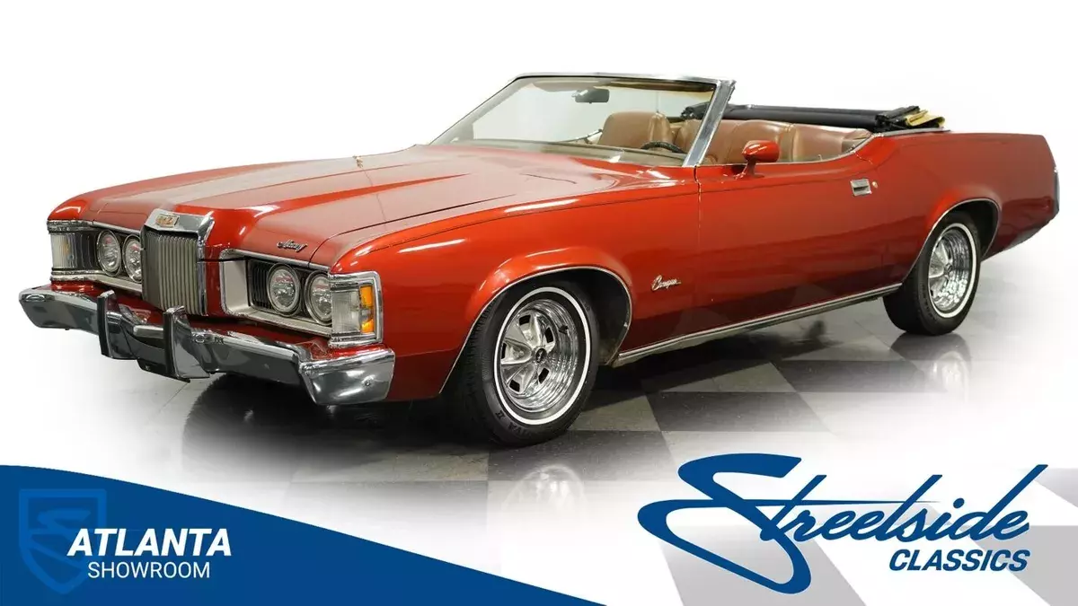 classic vintage chrome cougar xr7 351 windsor v8 auto transmission convertible 1973 Mercury Cougar XR7 Convertible