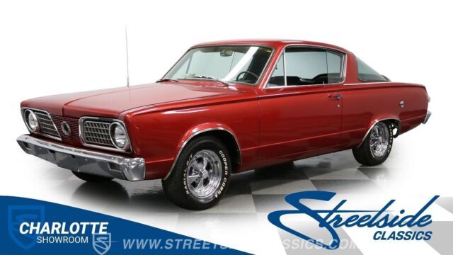 classic vintage chrome coupe automatic transmission MOPAR 1966 Plymouth Barracuda