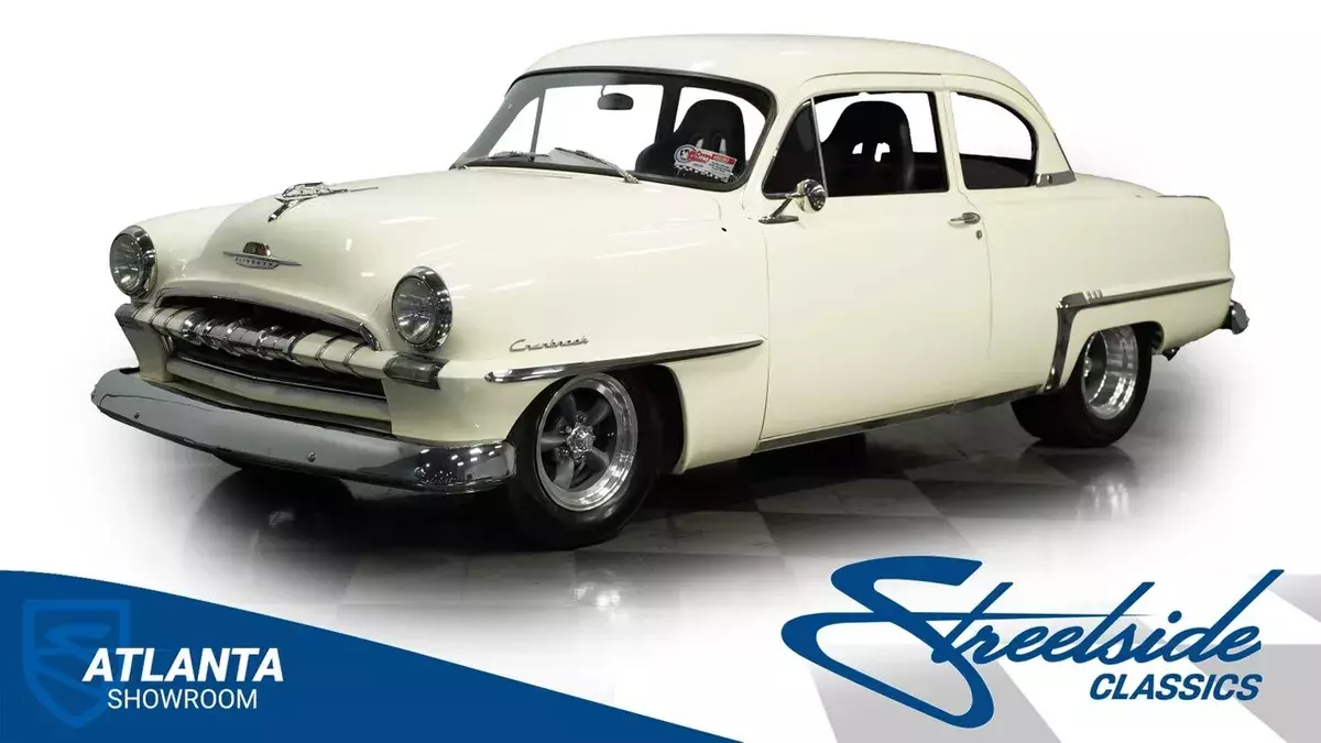 classic vintage chrome cranbrook mopar 440 v8 manual transmission hot rod 1954 Plymouth Cranbrook Hot Rod
