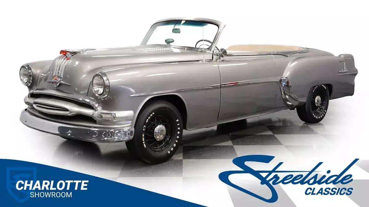 classic vintage chrome custom chop street hot rod Poncho automatic transmission 1954 Pontiac Star Chief Roadster