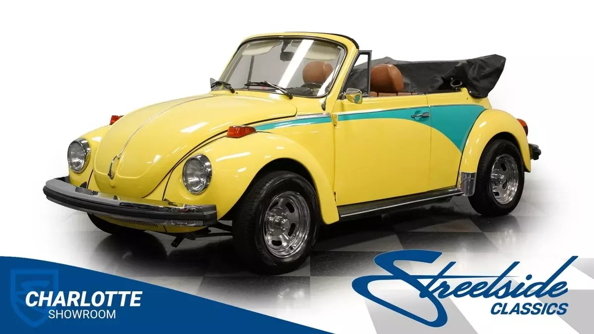 classic vintage chrome drop rag top VW beetle manual transmission 1979 Volkswagen Beetle - Classic Convertible