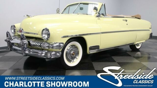 classic vintage chrome drop top rag top restored FoMoCo 1951 Mercury Convertible --