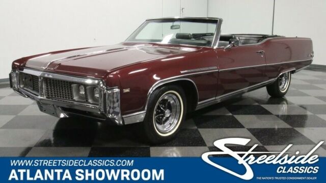 classic vintage chrome electra convertible 430 v8 3-speed auto transmission burg 1969 Buick Electra 225