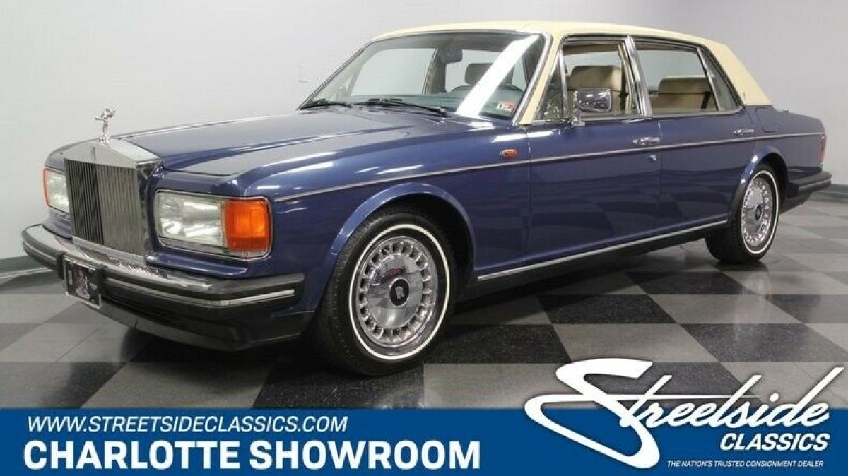 classic vintage chrome Euro British luxury leather low miles 1991 Rolls-Royce Silver Spirit/Spur/Dawn