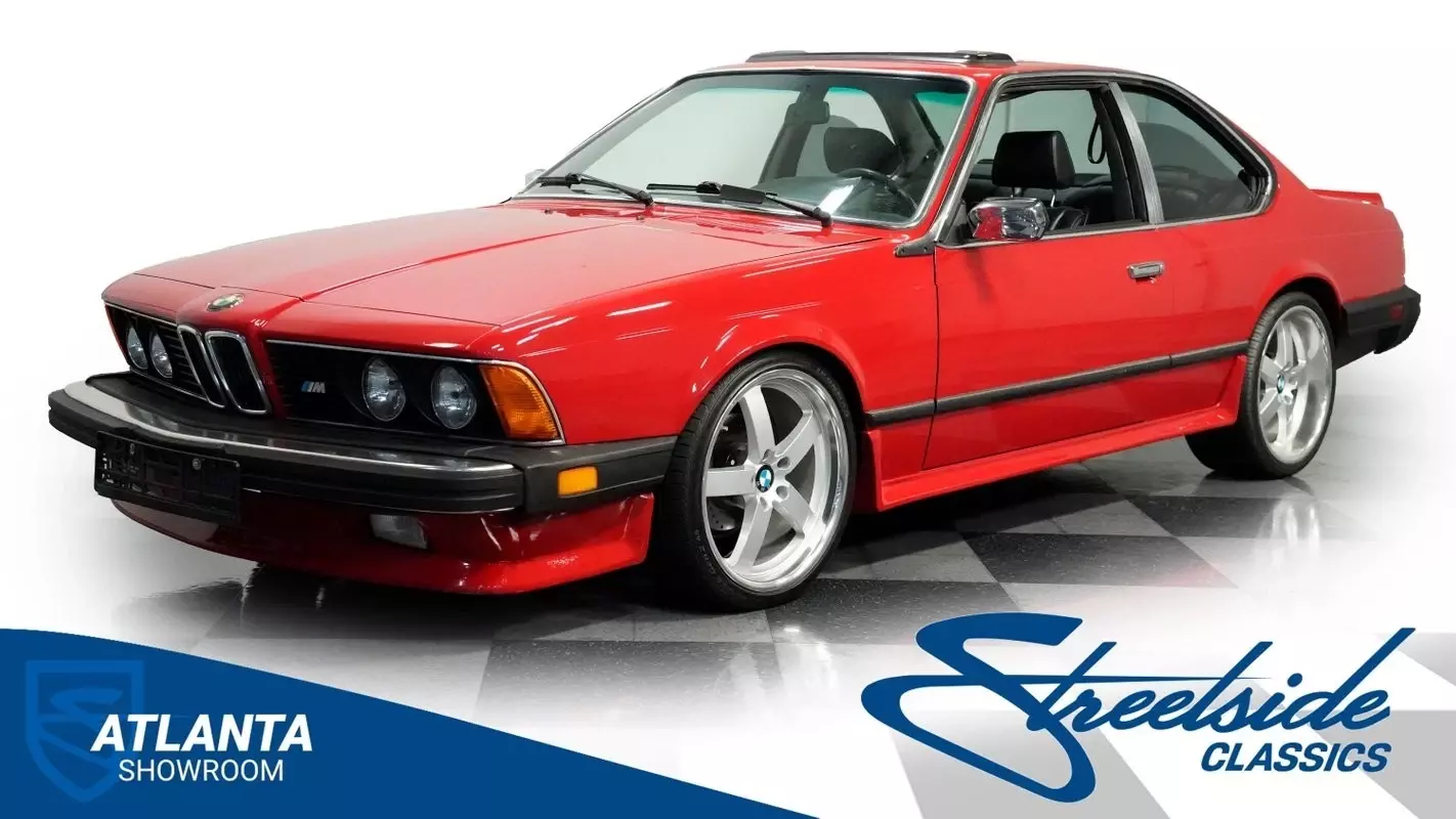 classic vintage chrome european 3.4 liter inline 6 manual transmission 1985 BMW 6-Series