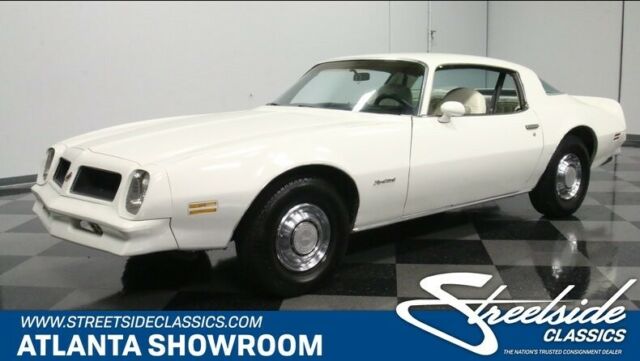 classic vintage chrome firebird 350 v8 auto transmission white 1976 Pontiac Firebird --