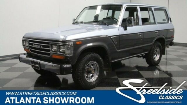 classic vintage chrome fj62 suv land cruiser 4.0l v6 auto trans gray 1988 Toyota Land Cruiser --