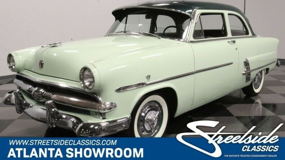 classic vintage chrome fomoco 239 flathead v8 3-speed manual seafoam green 1953 Ford Other