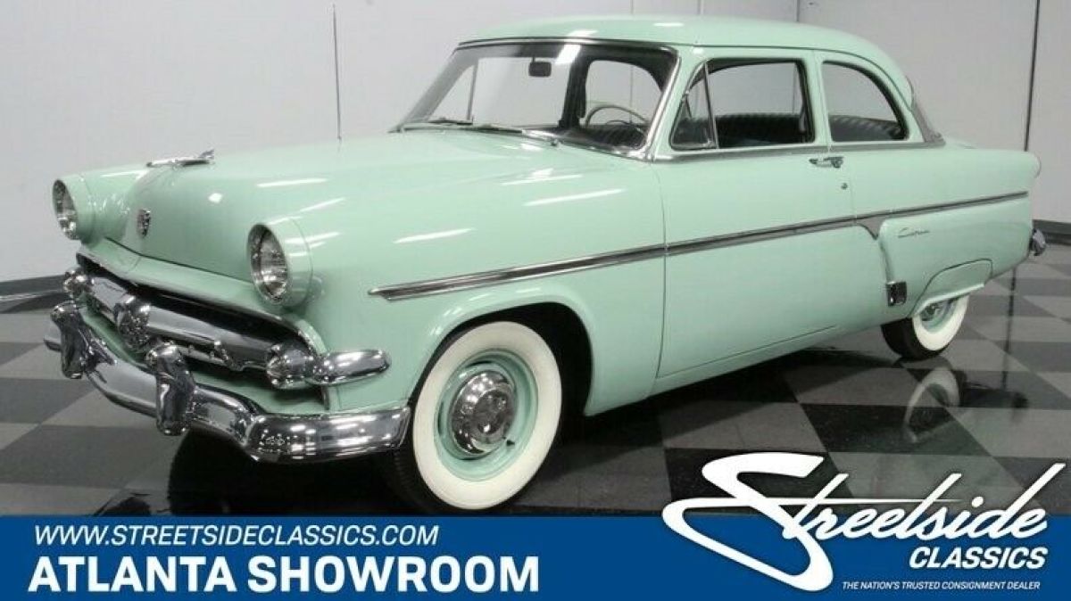 classic vintage chrome fomoco customline 223 ci straight 6 3-speed auto trans gr 1954 Ford Other